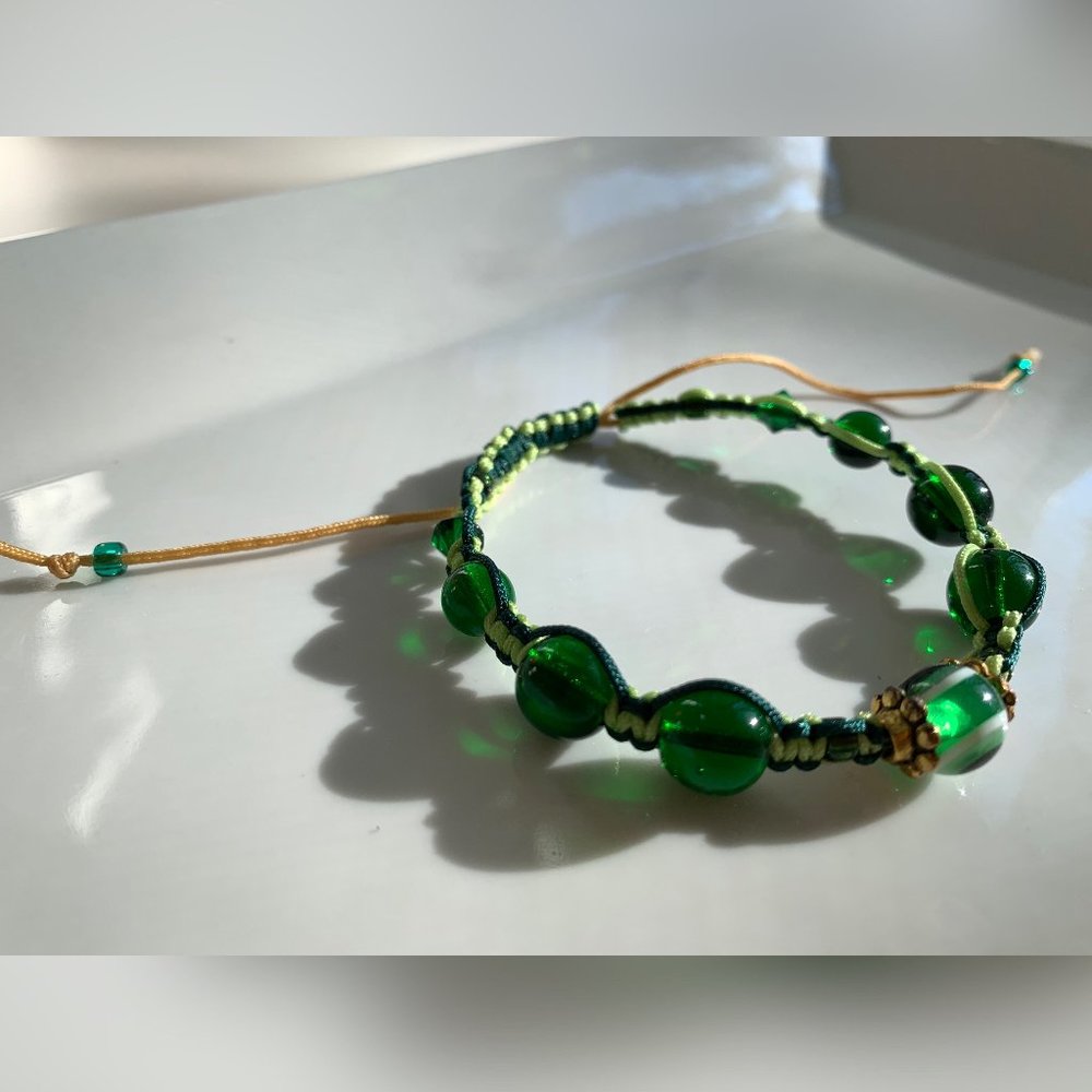 Swarovski Beaded Crochet Handmade Bracelet